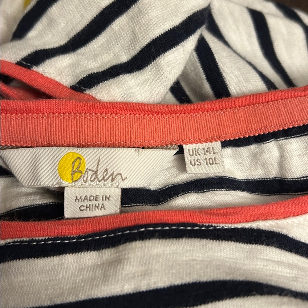 Boden Paulina Stripped Jersey Relaxed Dress - Picture 4 of 4